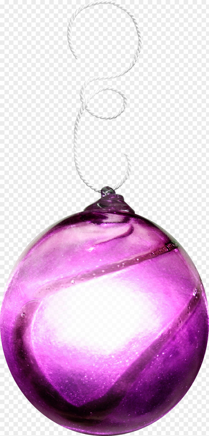 Purple Ball Rope Light Color PNG