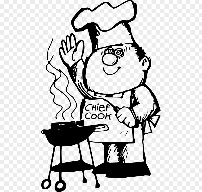 Barbecue Ribs Chef Clip Art PNG
