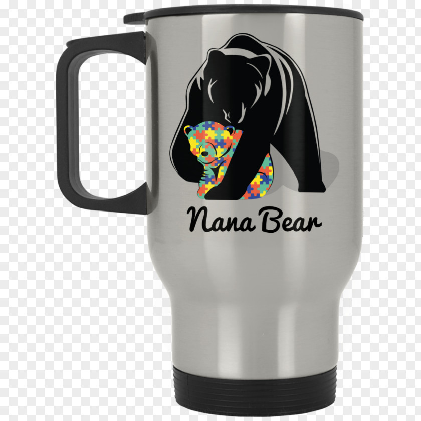 Mug Coffee Cup Stainless Steel Handle Dishwasher PNG