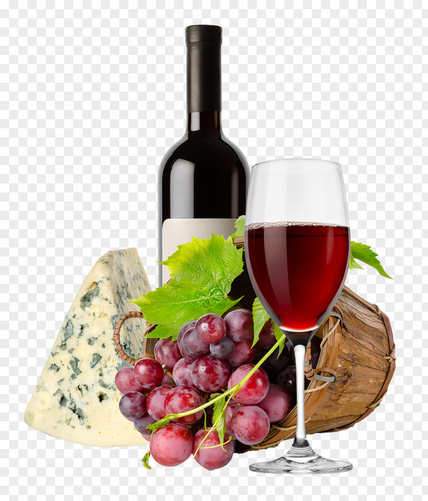 Wine Tasting Glass Common Grape Vine Cheese PNG