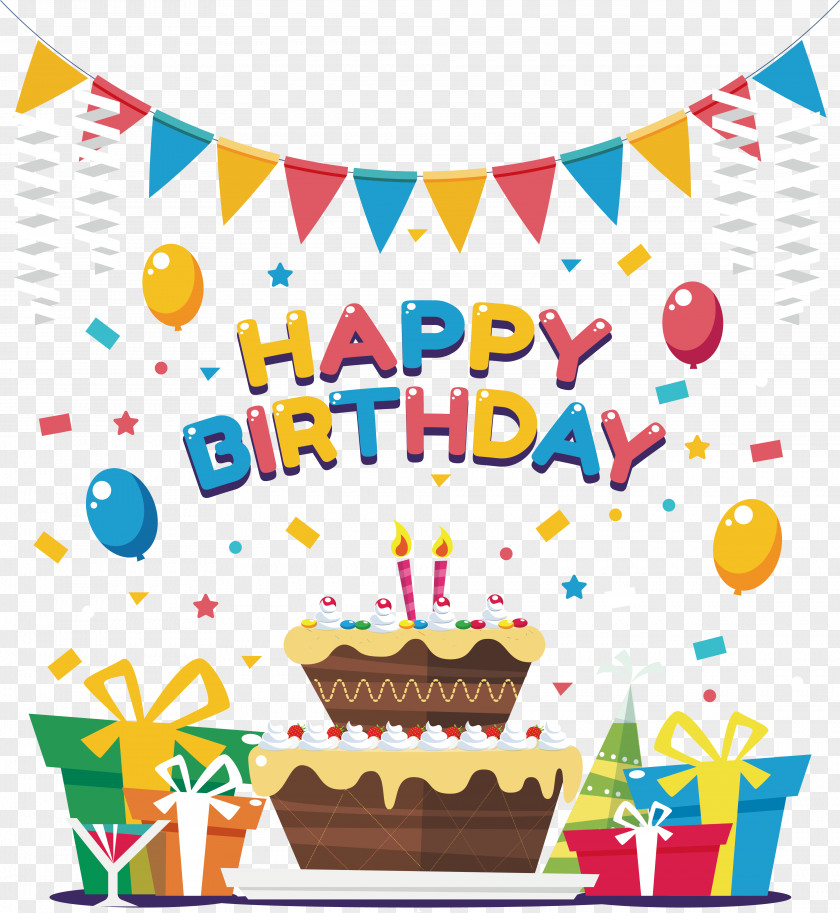 Birthday Background Design Cake Clip Art PNG