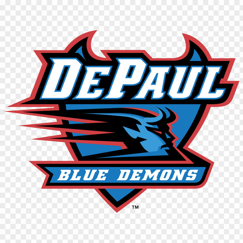 Demons DePaul University Blue Women's Basketball Men's Logo Sullivan Athletic Center PNG