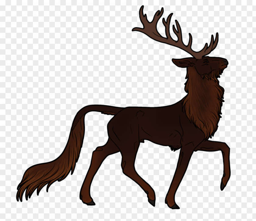 Reindeer Elk Horse Antler Clip Art PNG