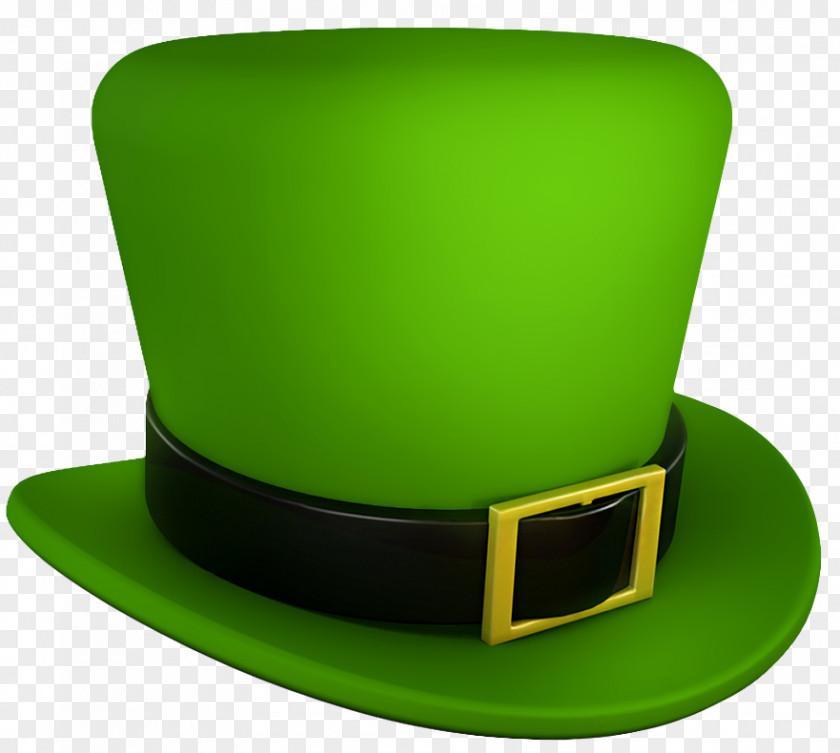 Saint Patrick's Day Hat Shamrock Clip Art PNG