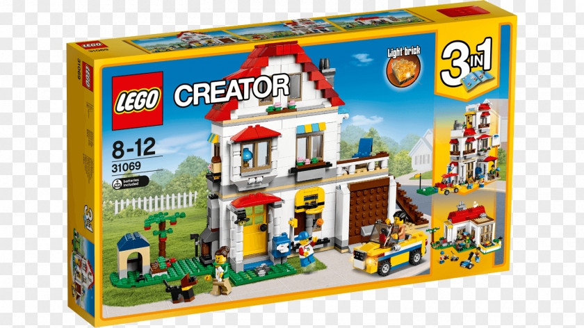 Toy LEGO 31069 Creator Modular Family Villa 31070 Lego Turbo Track Racer Buildings PNG