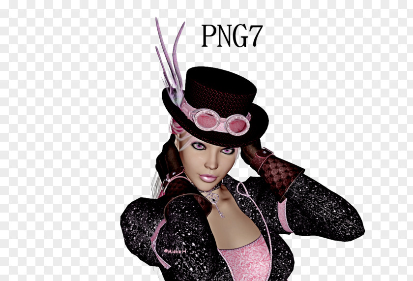 Hat Pink M Costume RTV PNG
