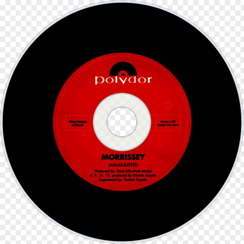 Morrissey Phonograph Record 45 RPM Sound Recording And Reproduction Clip Art PNG