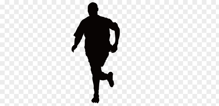 Running Man Silhouette Sport Sticker PNG