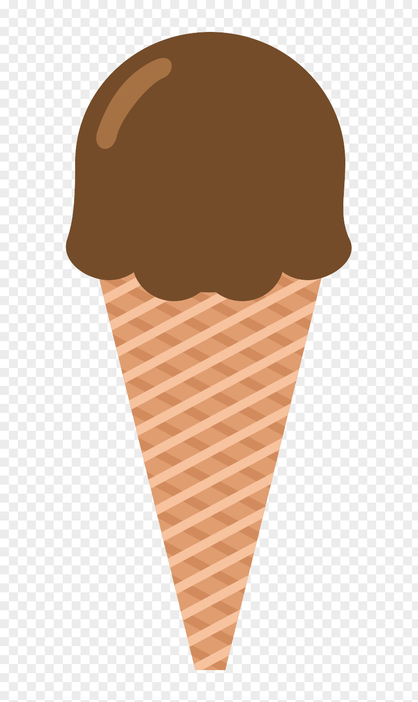Chocolate-covered Cones Chocolate Ice Cream Cone Icon PNG