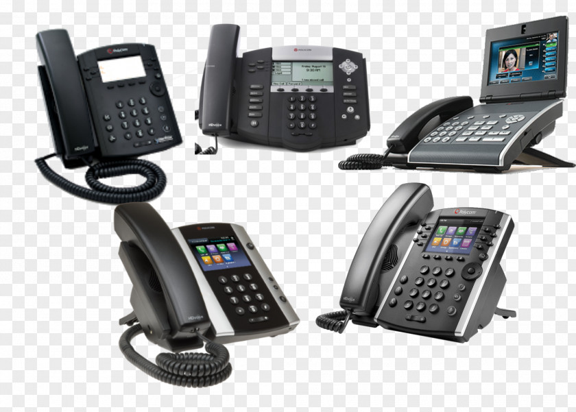 Conference Phone Voice Over IP Polycom VVX 411 VoIP Media PNG
