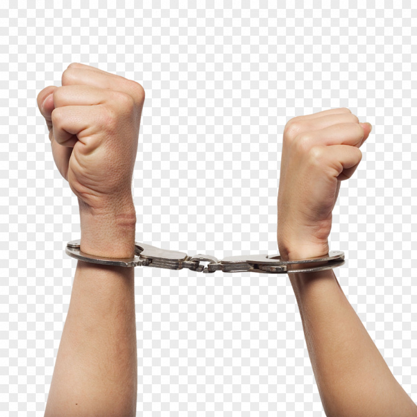 Hands Handcuffs Arm Finger Human Body PNG