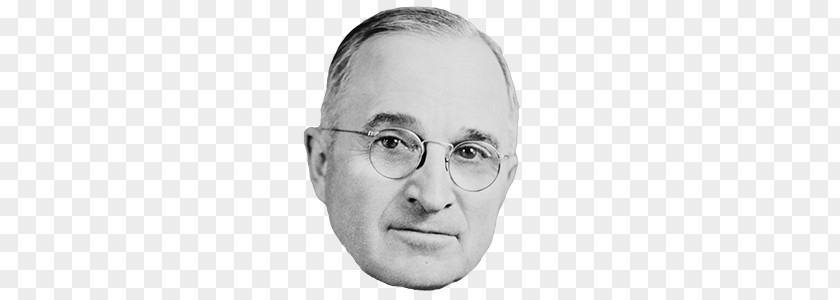 Harry S. Truman PNG Truman, man in round eyeglasses illustration clipart PNG