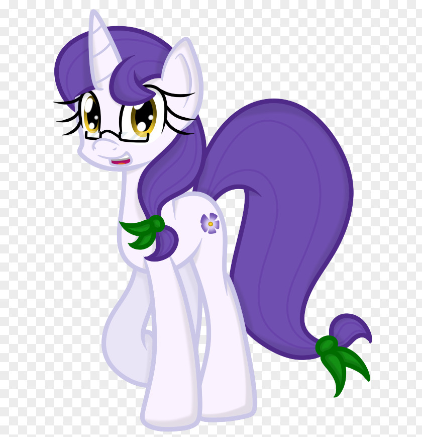 Sweet Violet Whiskers Pony Cat Horse PNG