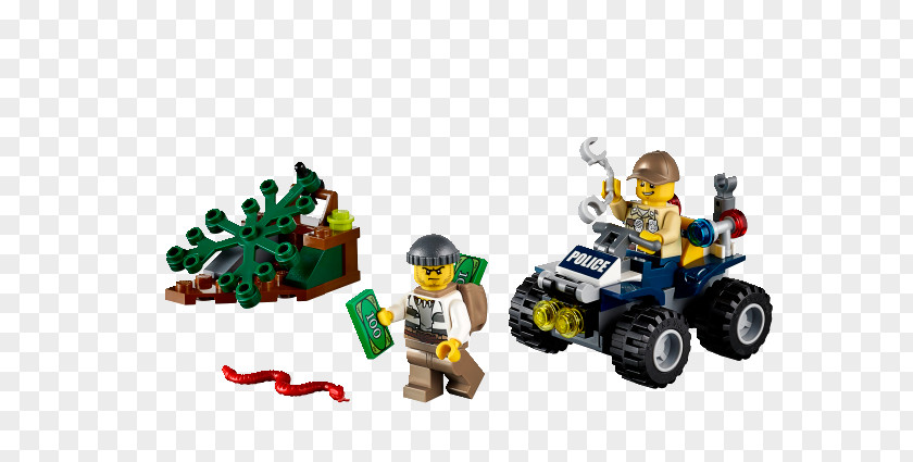 ATV Patrol LEGO 60065 City Police Amazon.com Lego MinifigureLego PNG