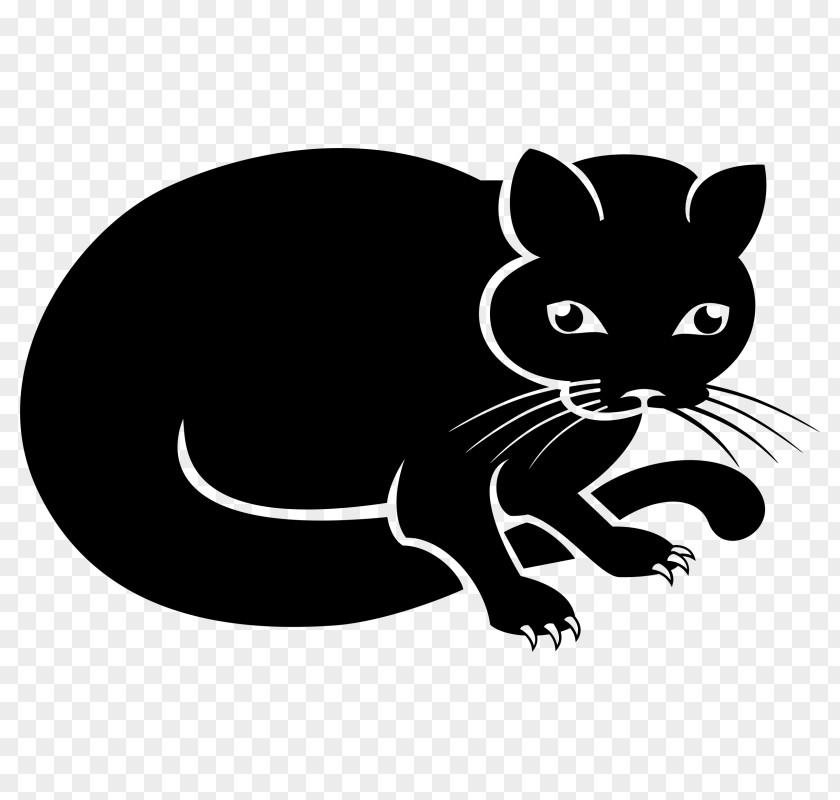 Cat Whiskers Black Clip Art PNG