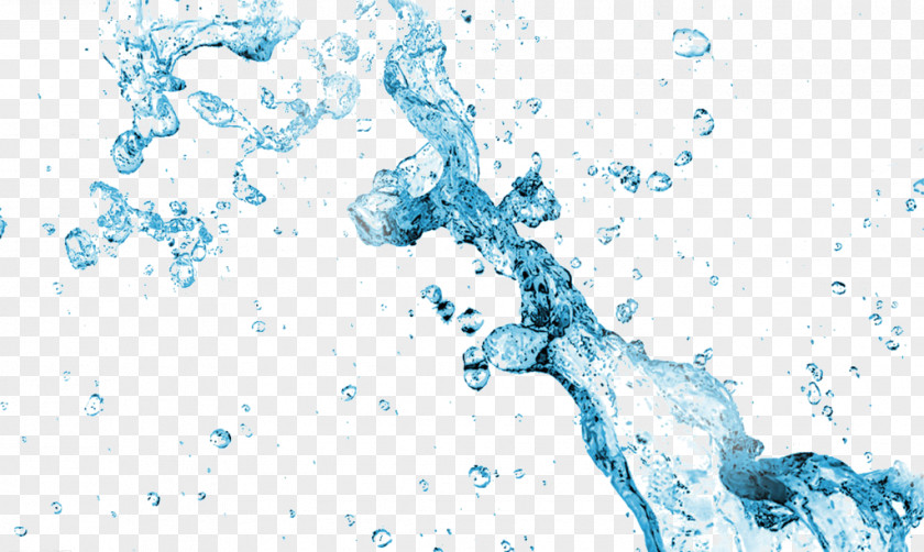 Dynamic Water Splash Drop PNG