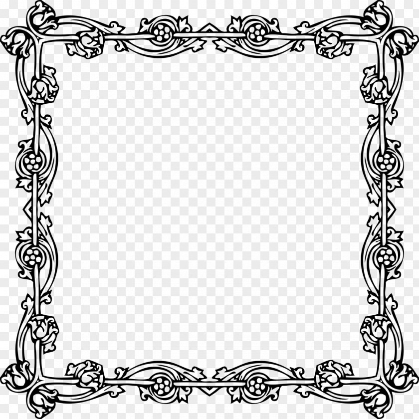 Vintage Boarder Victorian Era Borders And Frames Picture PNG
