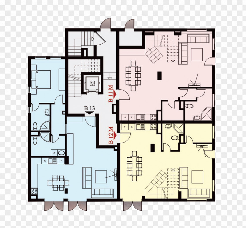 Building Floor Plan PNG