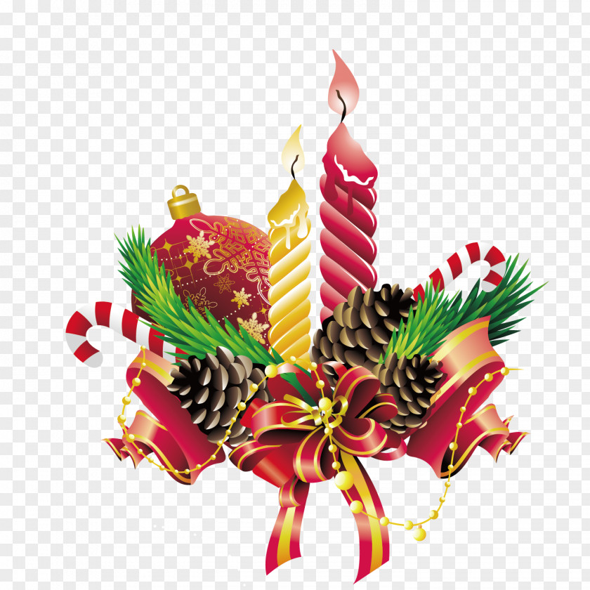 Candle Christmas PNG