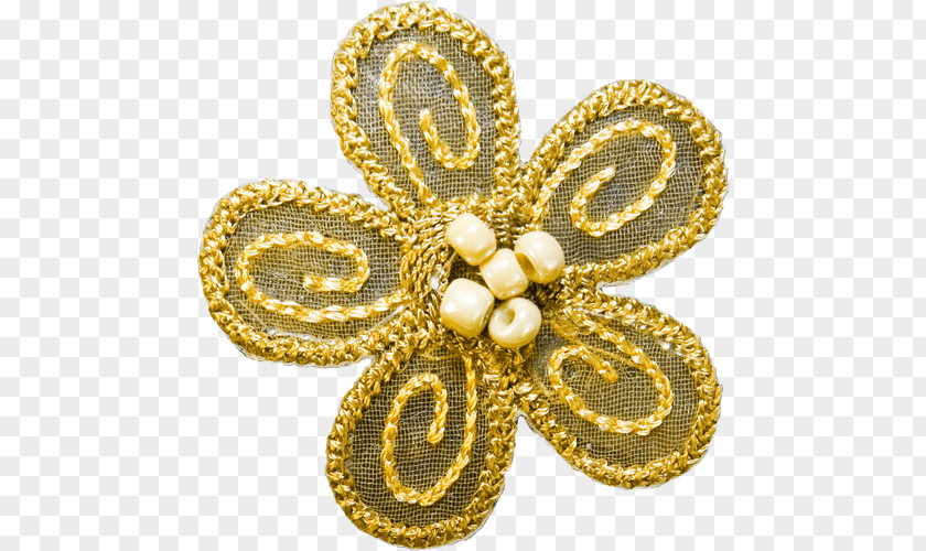 Flower Artificial Petal Gold PNG
