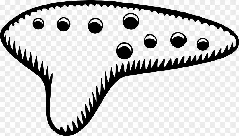 Oboe Ocarina Drawing Black And White Clip Art PNG
