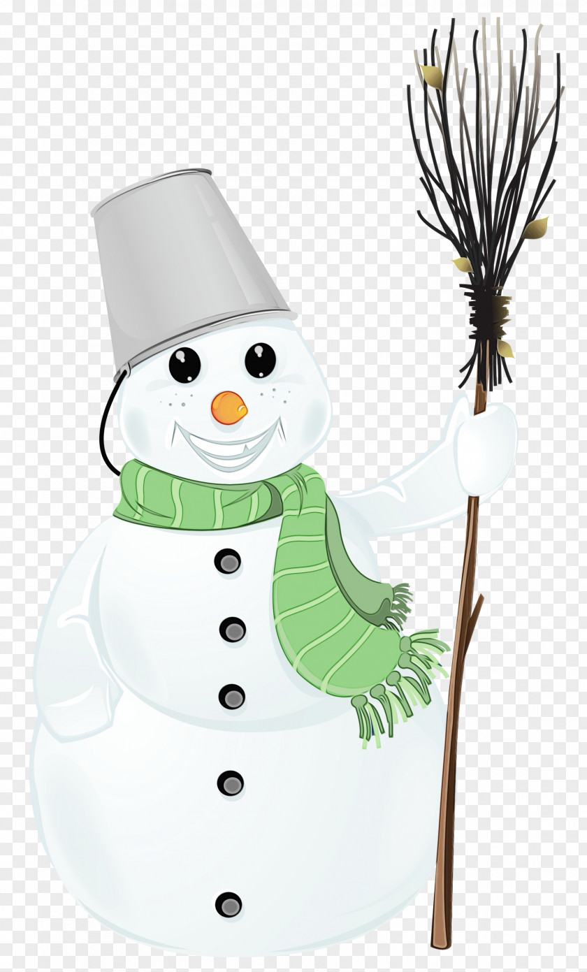 Plant Cartoon Snowman PNG