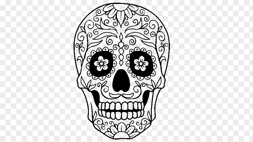 Calavera Coloring Book Day Of The Dead Mexico Drawing PNG