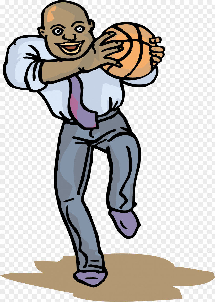 Free To Pull The Material Playing Basketball Image Cartoon Clip Art PNG