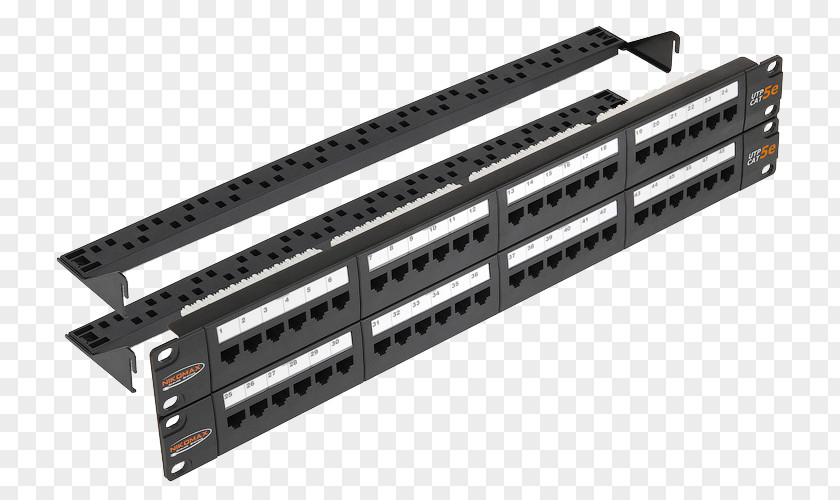 Laptop Cable Management Patch Panels 8P8C Electrical Category 5 PNG