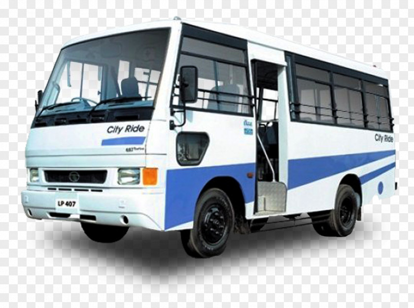 Sturdily Tata Motors Bus 407 Car Van PNG