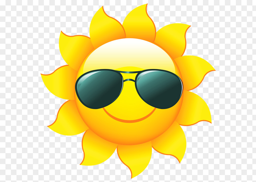 Sun With Sunglasses Free Content Clip Art PNG
