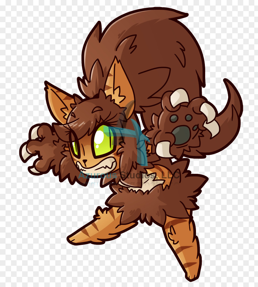 Cat Gray Wolf Catgirl Werewolf Art PNG