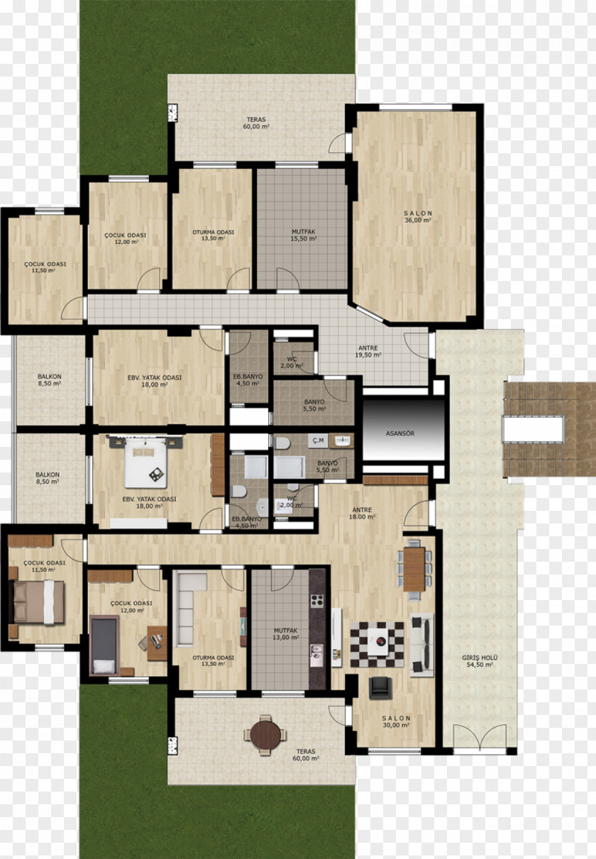 House Floor Plan Apartment Square Meter Building PNG
