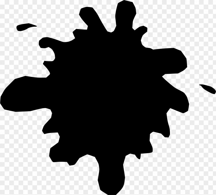 Splat Line Art Silhouette Cartoon Clip PNG