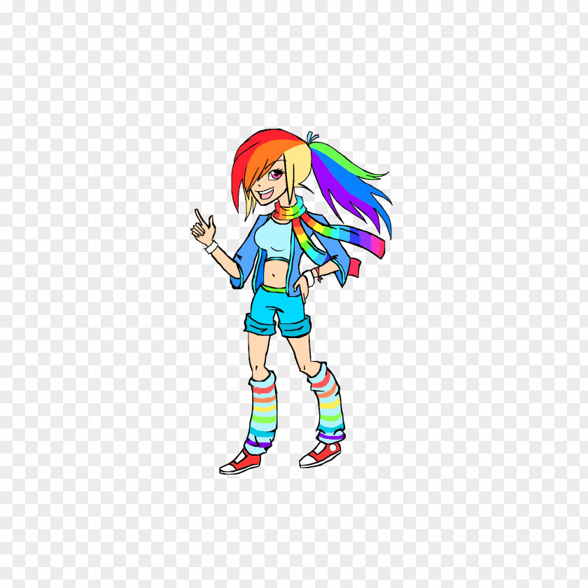 BUNNY RAINBOW Shoe Line Costume Clip Art PNG