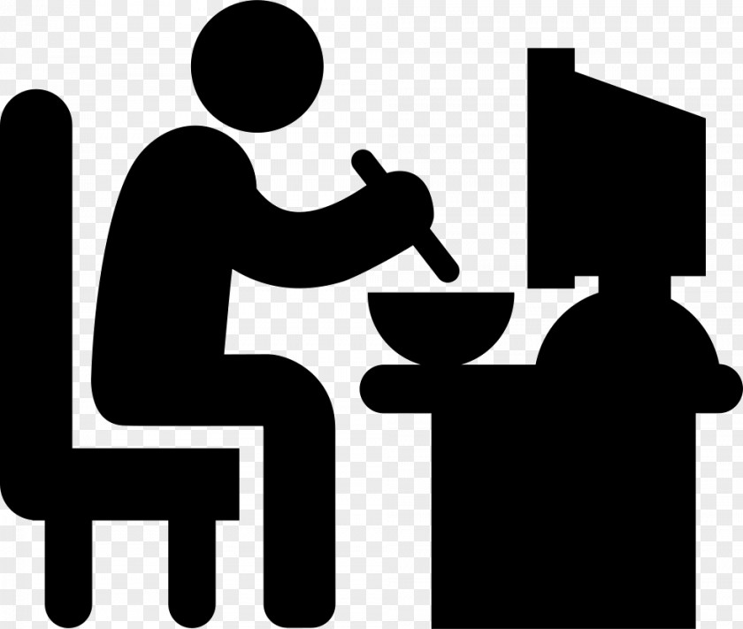 Lunch Icon Eating Desk Clip Art PNG