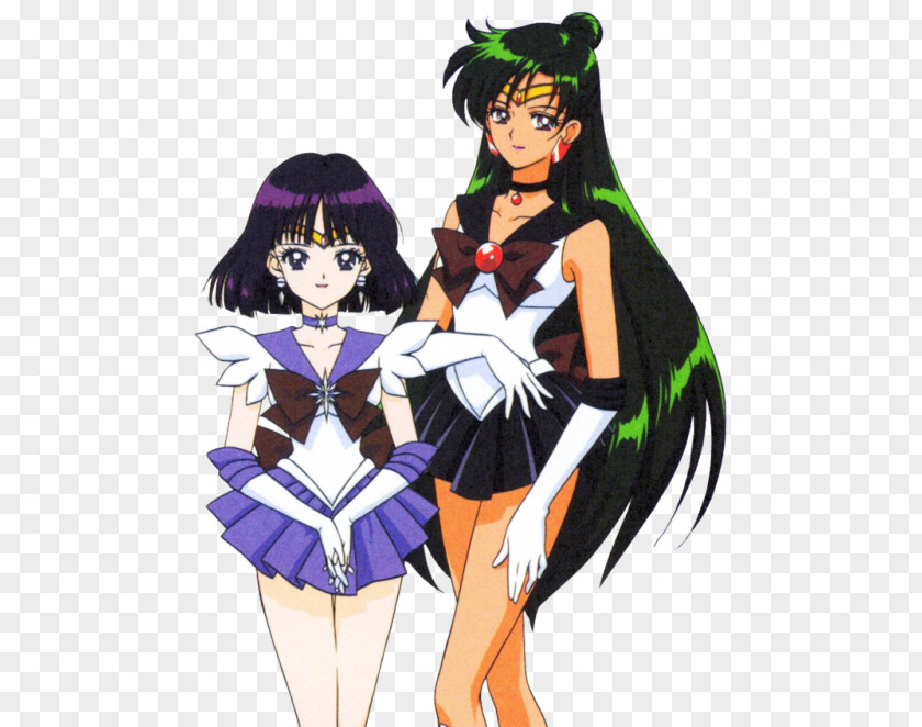 Sailor Moon Pluto Saturn Chibiusa Neptune PNG