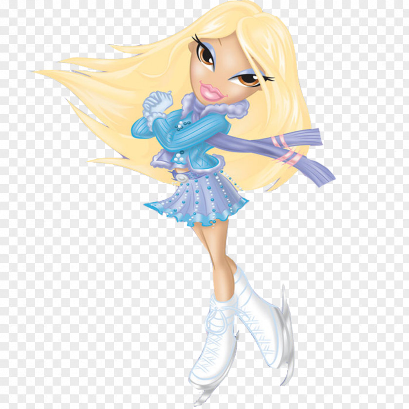 Sweet Drawing Character Figure Skating PNG