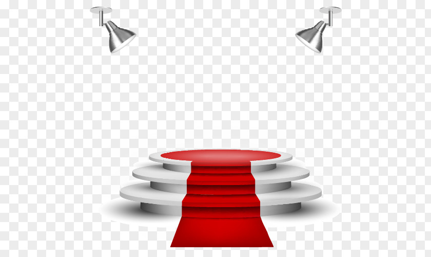 Stage Vector Exquisite Red Carpet Showroom Stock Illustration Royalty-free Photography PNG