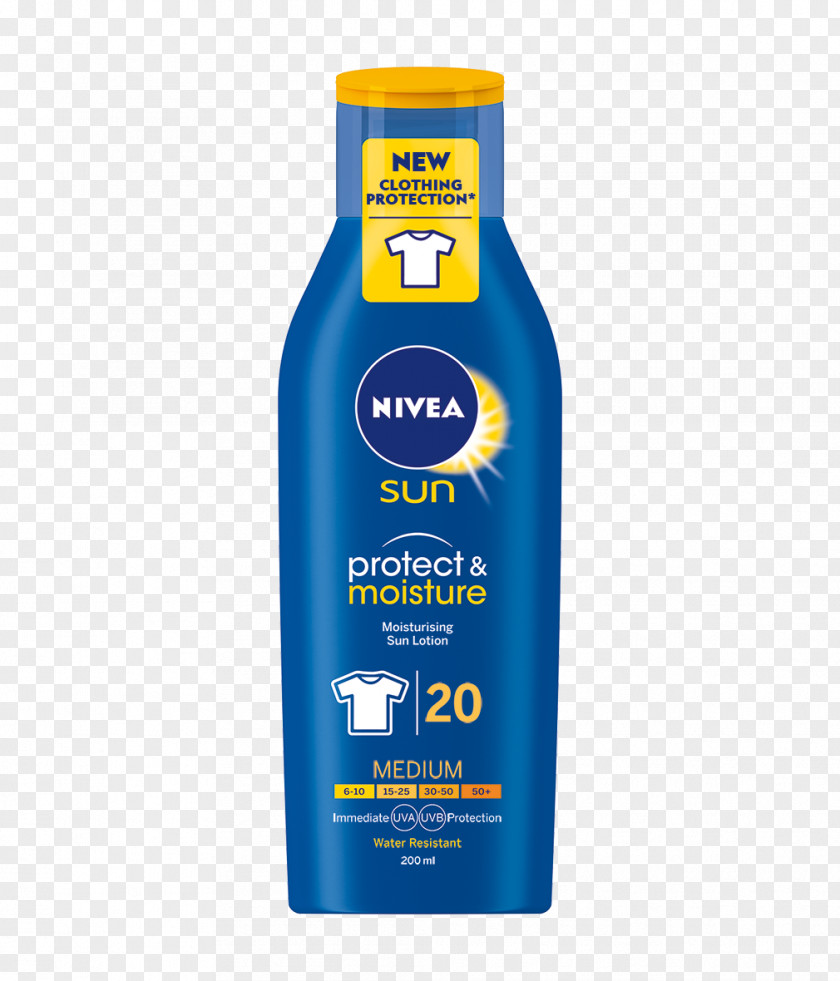 Sun Protect Sunscreen NIVEA After Moisture Soothing Lotion Factor De Protección Solar PNG