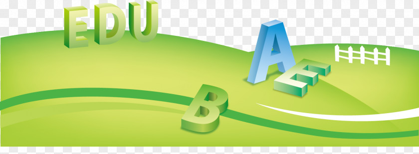 Three-dimensional Vector Alphabet On The Grass Letter Space PNG