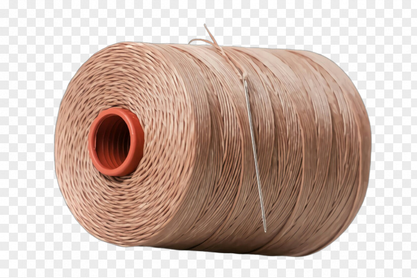 Beige Textile Wool Twine Thread PNG