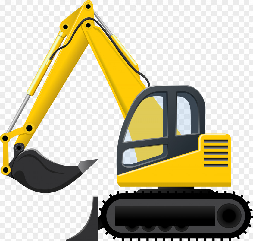 Excavator Sticker Clip Art PNG