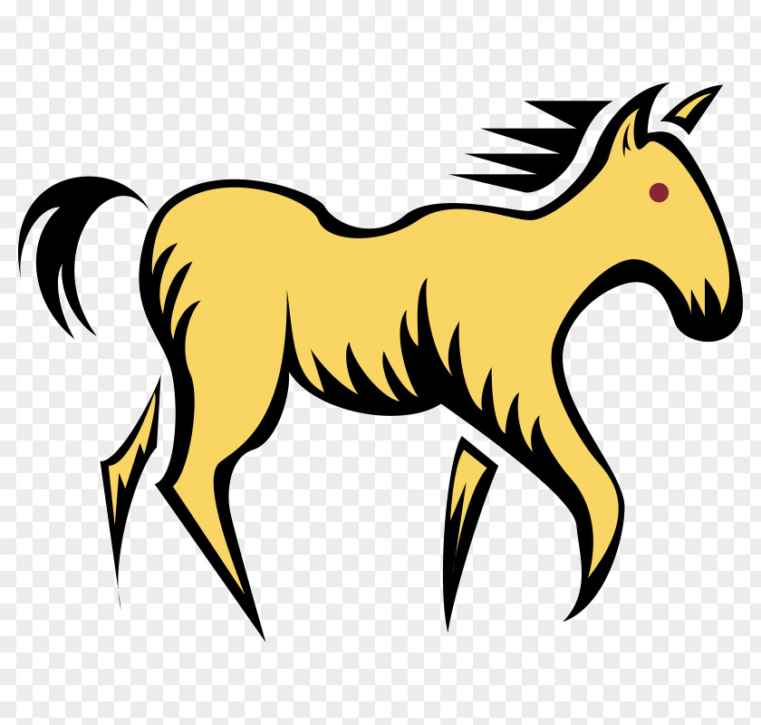 Mustang Pony Foal Colt Horses PNG