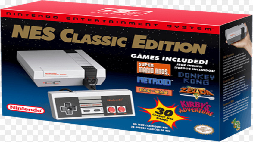 Nintendo Super Entertainment System NES Classic Edition Wii PNG