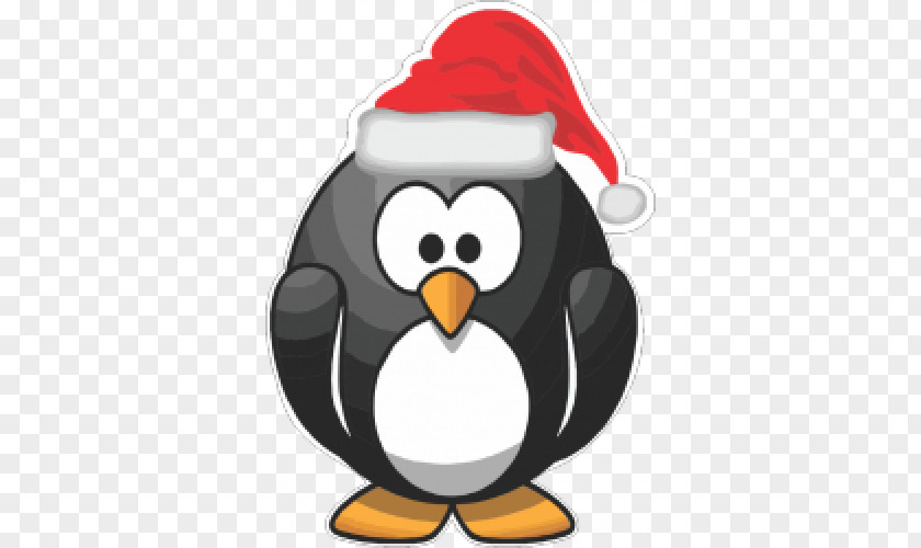 Penguin Christmas Clip Art PNG