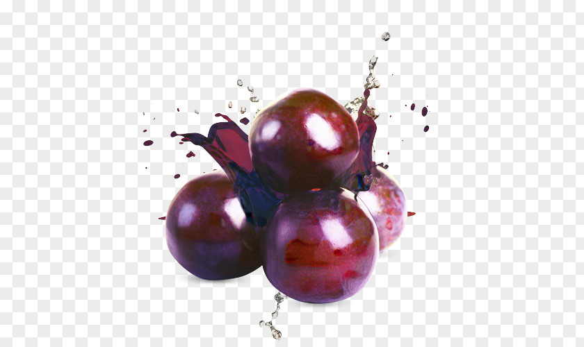 Superfood Grape Cherry Blossom Background PNG