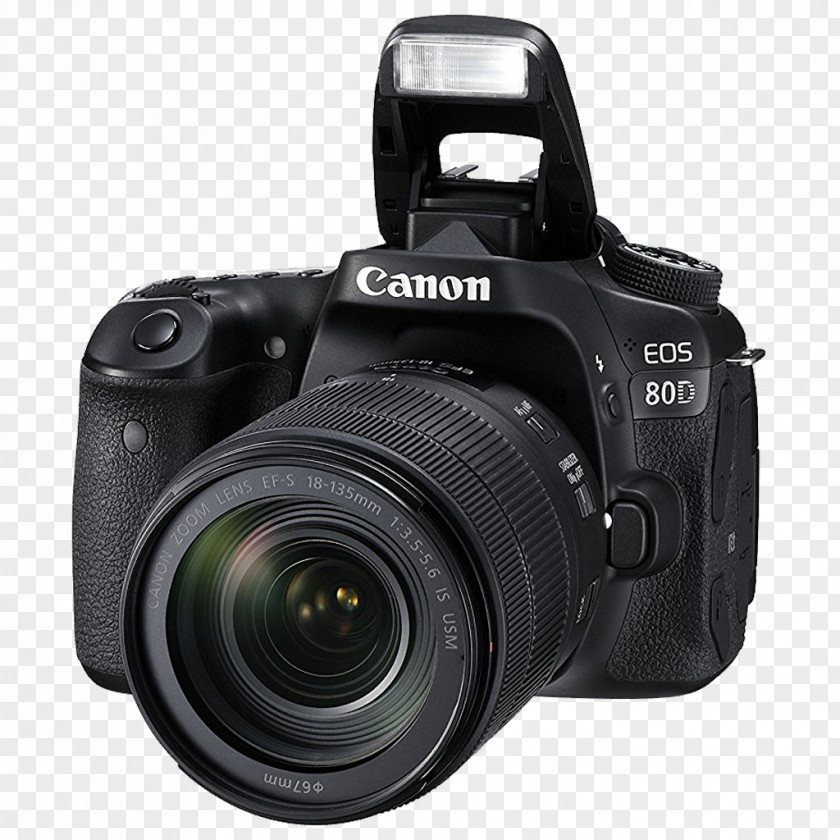 Camera Canon EOS 80D EF-S 18–135mm Lens Mount Digital SLR 18–55mm PNG