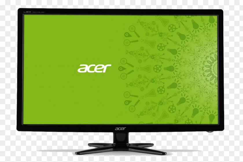 Cartoon Computer Screen LED-backlit LCD Monitors Acer V6 Light-emitting Diode PNG