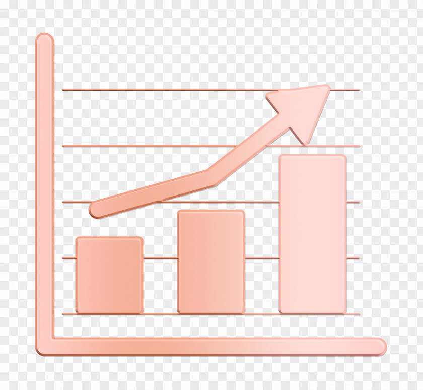 Financial Icon Business Chart Pictograms Bars Stats PNG